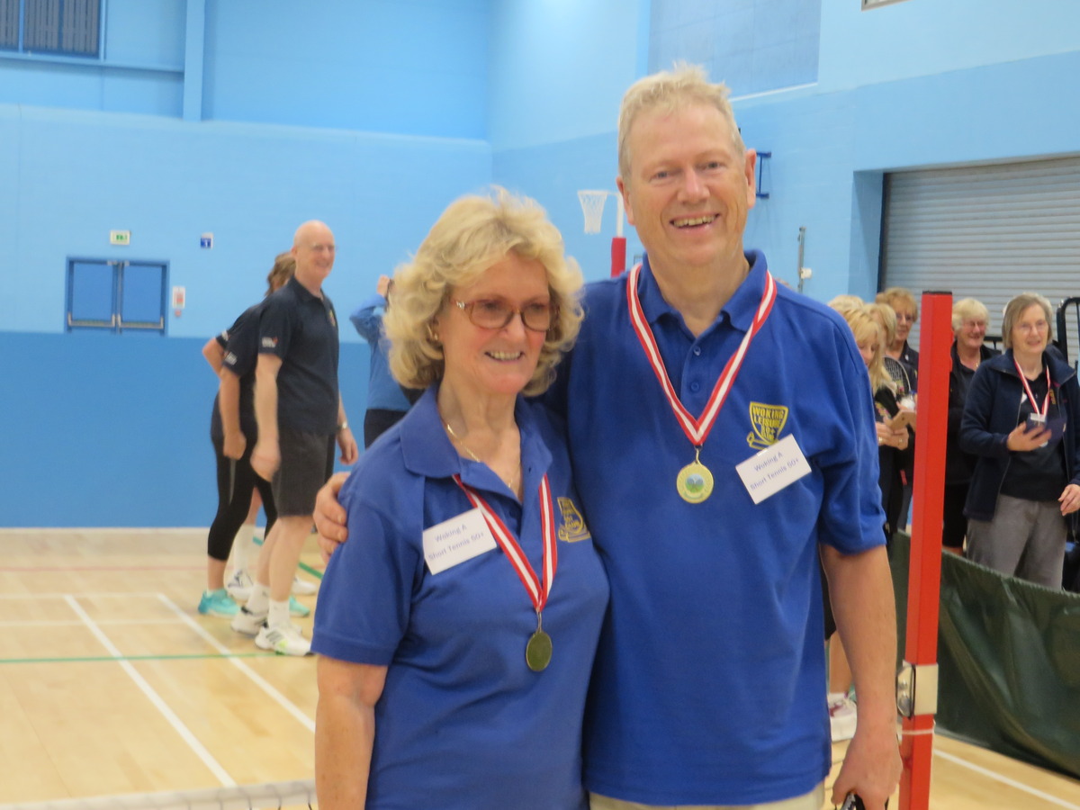 Short Tennis 65+ Winners - Berlie & Dave